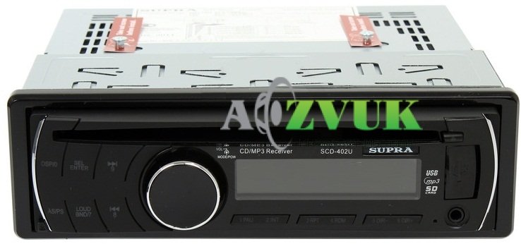 Автомагнитола Supra SCD-402U