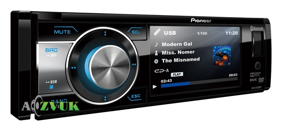 Мультимедиа ресивер Pioneer DVH-870AVBT