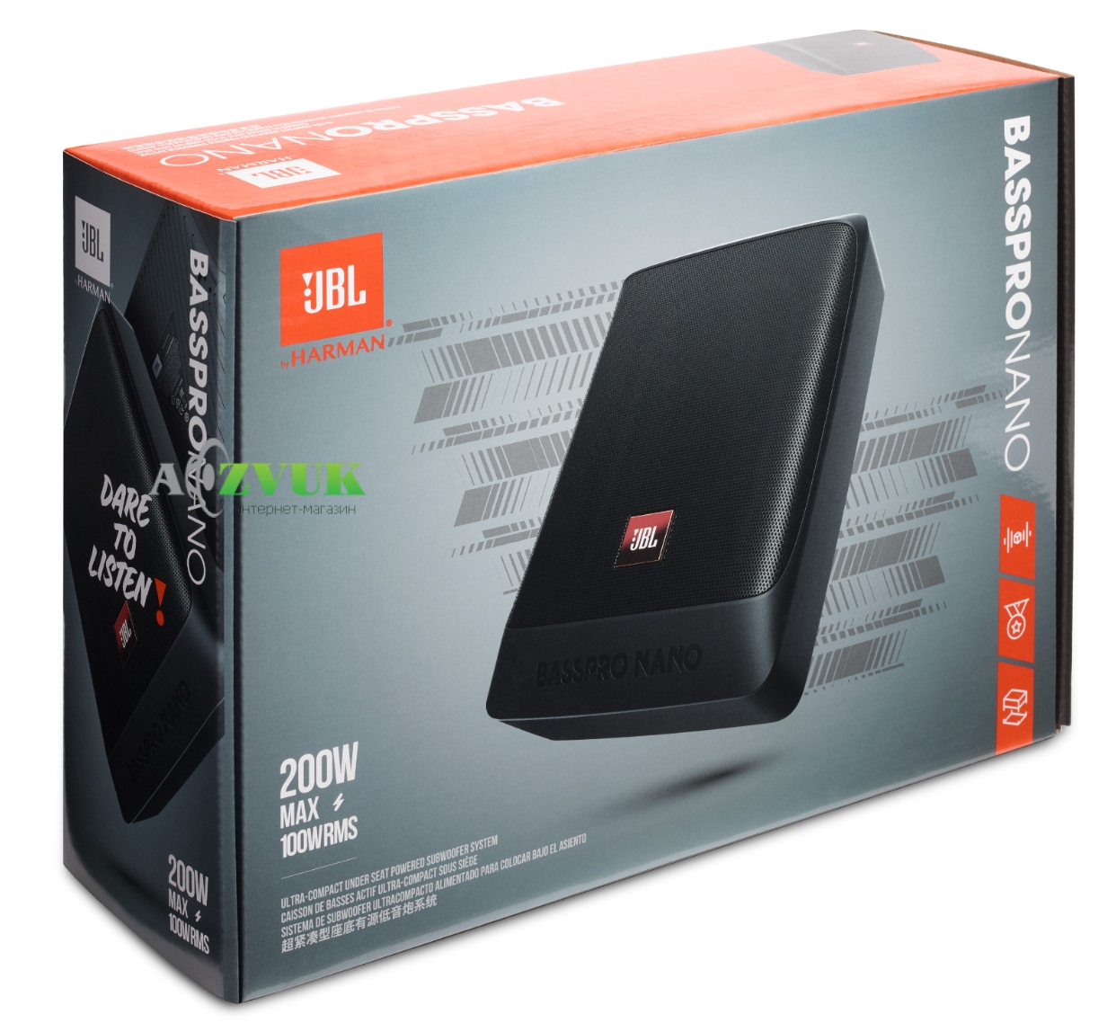 Автосабвуфер JBL BassPro Nano