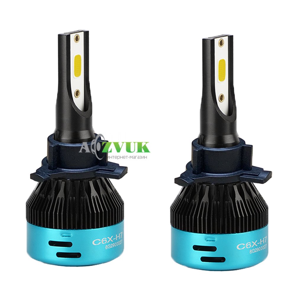 Светодиодные лампы (led) iDial CX6D02 H7 COB Hyundai Tucson, Sportage, Sonata, Santa Fe, Kia Sorento, Mitsubishi Outlander, 5600Lm 50Watt