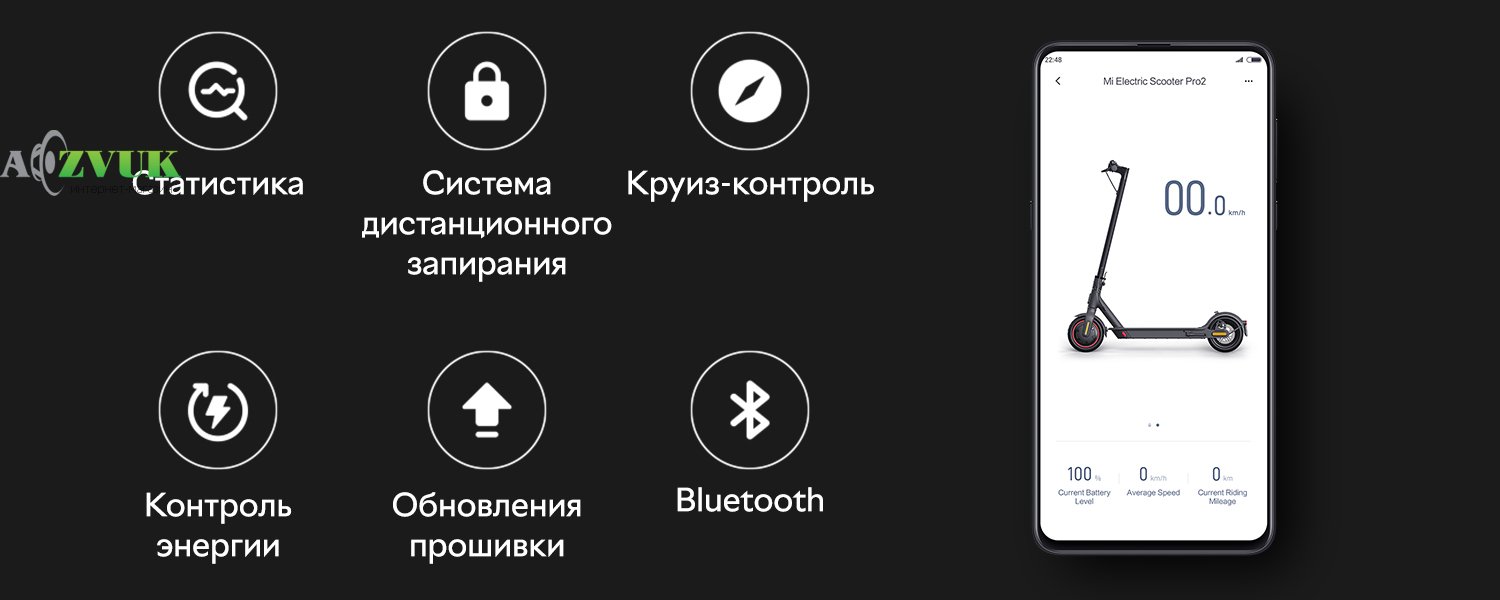  Электросамокат Xiaomi Mi Electric Scooter Pro 2 Black