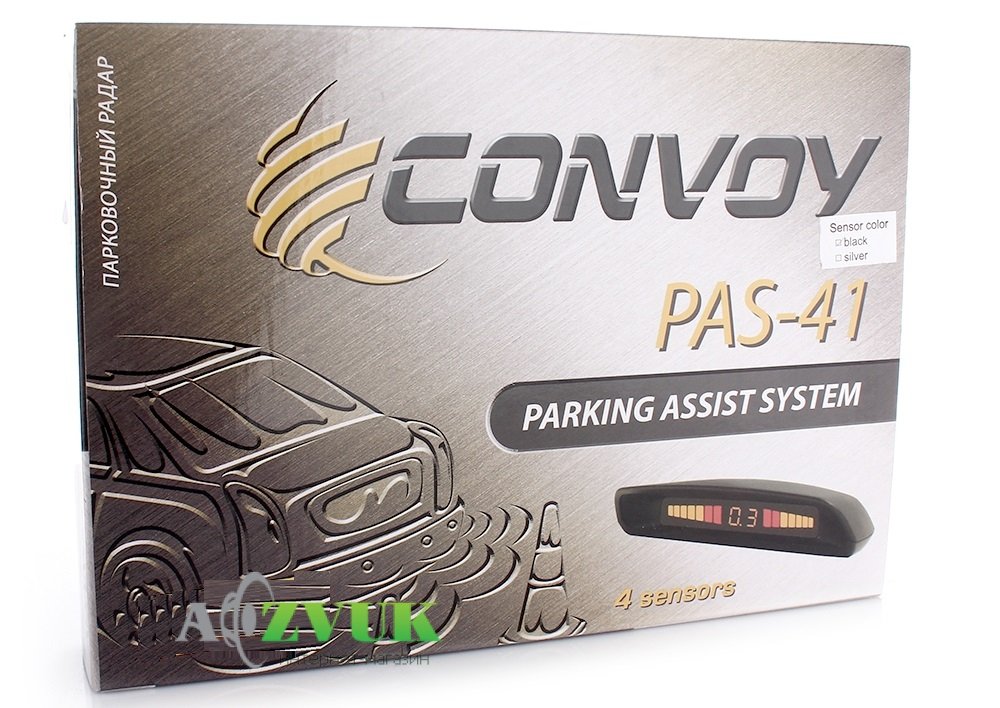 Парктроник Convoy PAS-41D Black