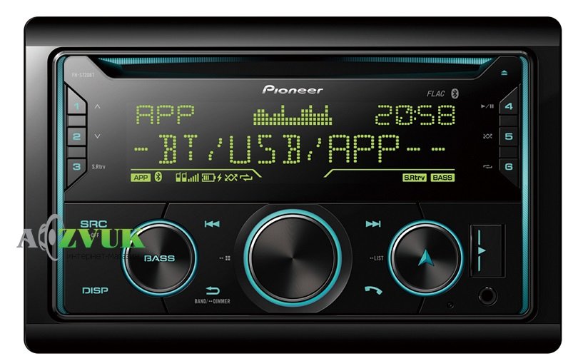 Автомагнитола 2-DIN Pioneer FH-S720BT