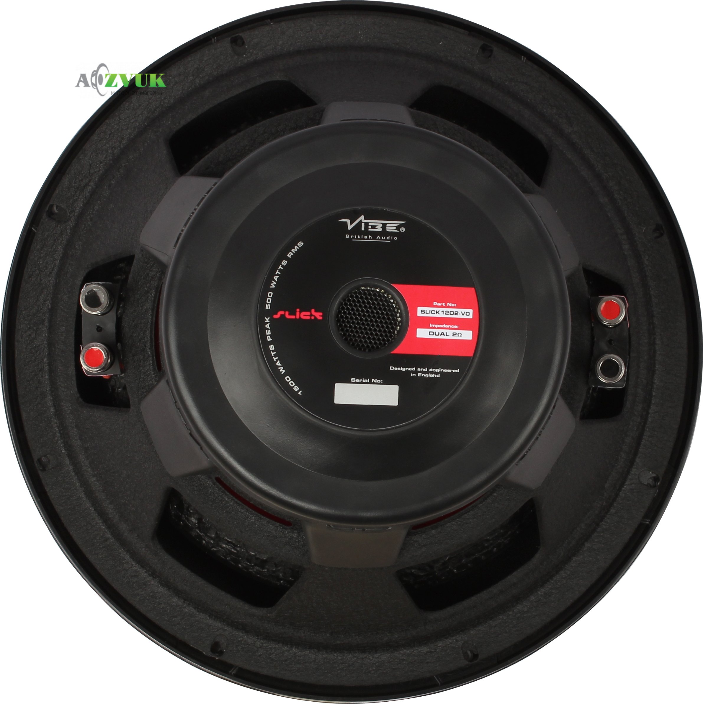 Автосабвуфер Vibe SLICK12D2-V0