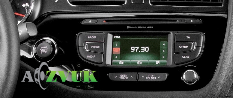 Рамка переходная Carav 11-519 KIA Ceed 2012+ piano black