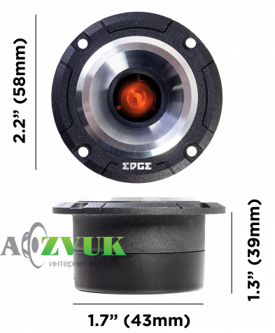 Автоакустика EDGE EDSPRO22T-E3