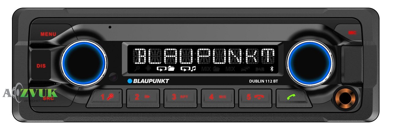 Автомагнитола Blaupunkt Dublin 112 BT