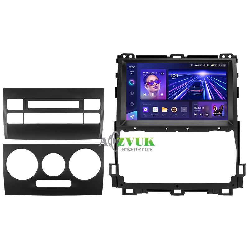 Штатная Магнитола Teyes CC3 2k 4+32 Gb Toyota Land Cruiser Prado 120 / Lexus GX470 J120 2002-2009 (F3) 9
