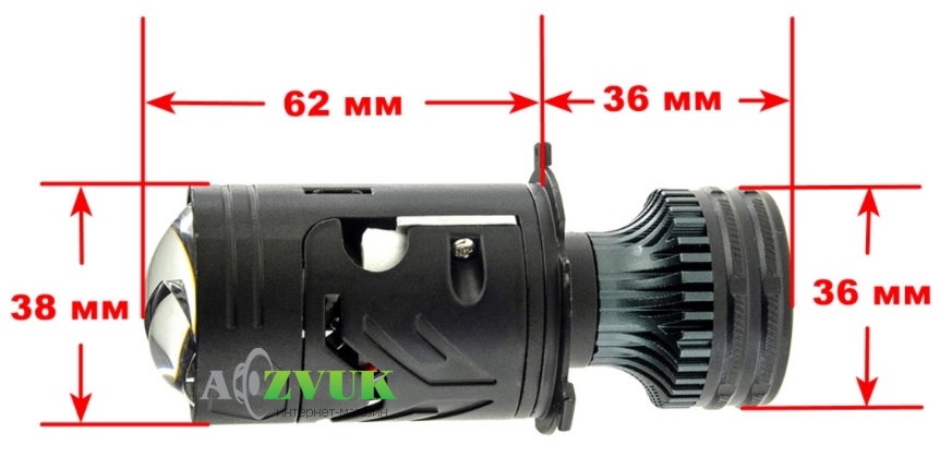 Светодиодные лампы (led) CYCLON Decker LED RGX-01 5.5K H4 65/85W