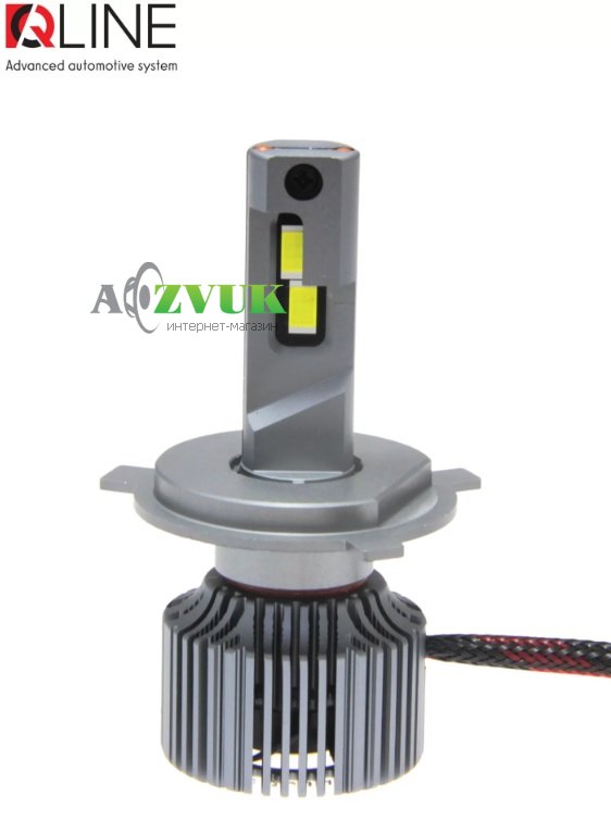 Светодиодные лампы (led) QLine Ultra +200% 55W H4 6000K 24V