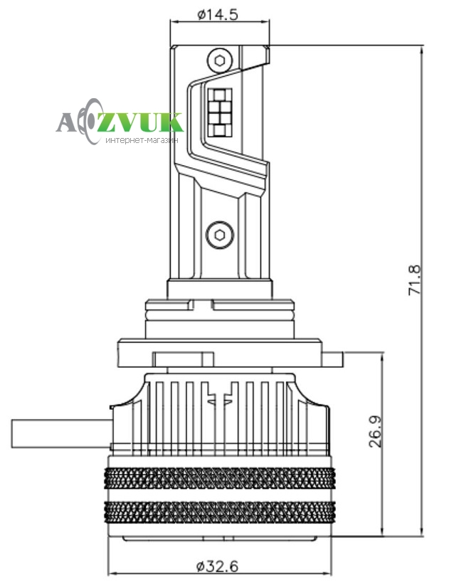 Светодиодные лампы (led) Infolight S4 9005 65W