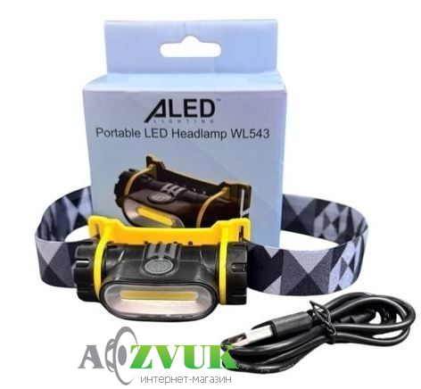  Портативний налобний світлодіодний ліхтар Aled WL543