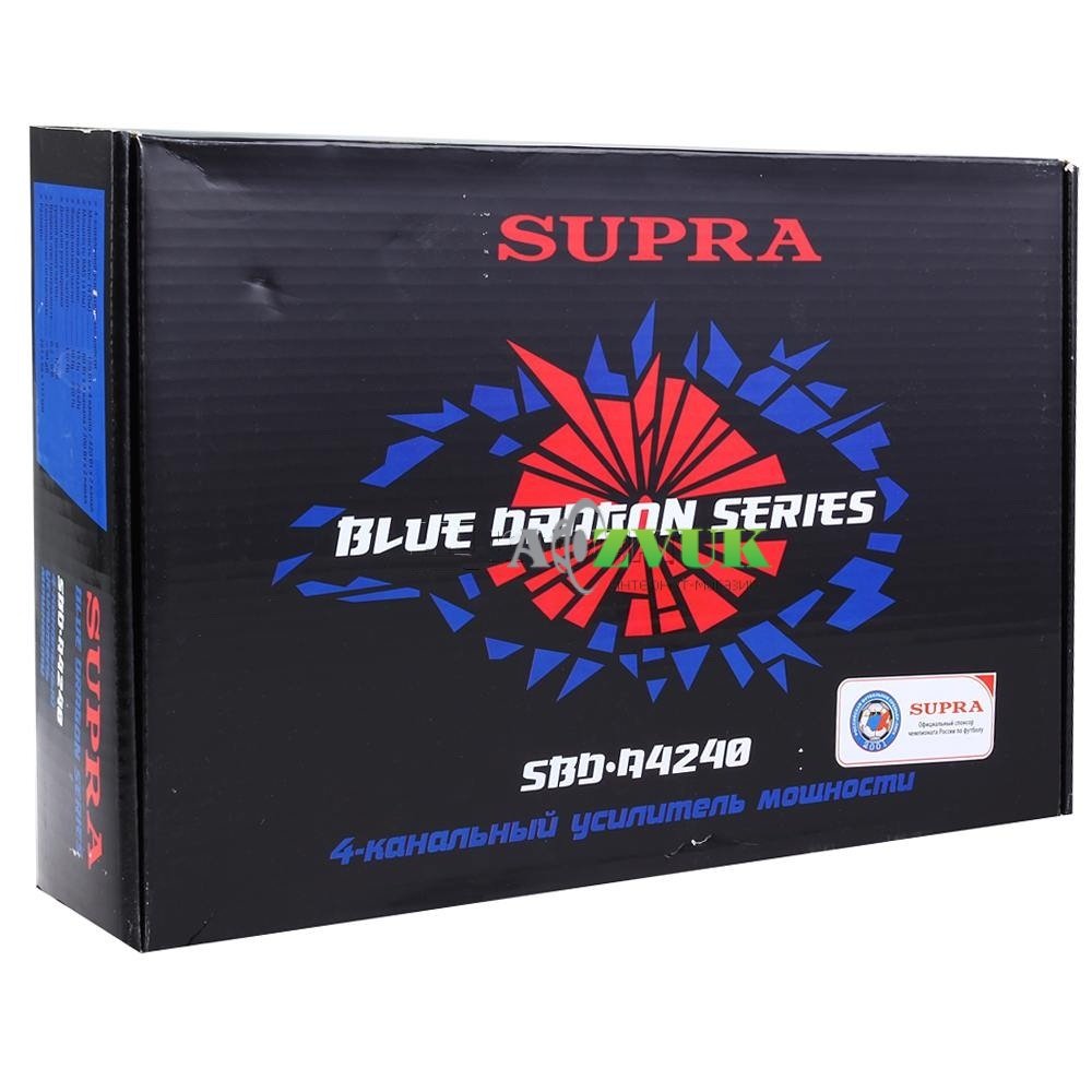 Автомобильный усилитель звука Supra SBD-A4240