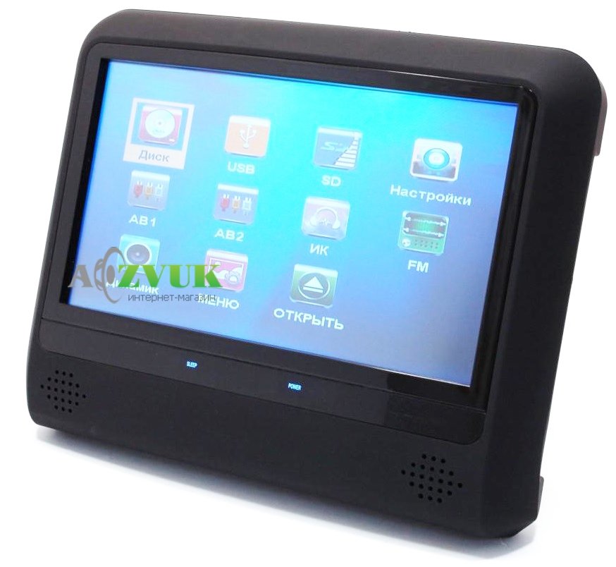 Монитор в подголовник Klyde Ultra MBW 925 BL черный