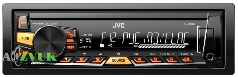 Автомагнитола JVC KD-X125EE