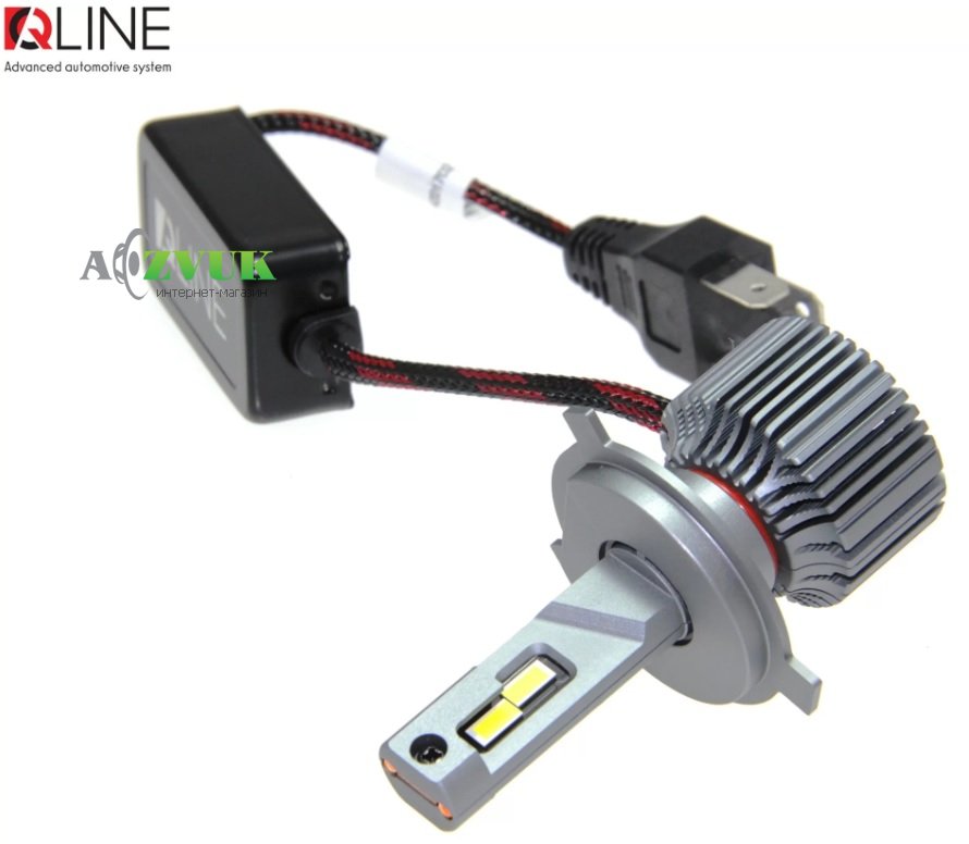 Светодиодные лампы (led) QLine Ultra +200% 55W H4 6000K 24V