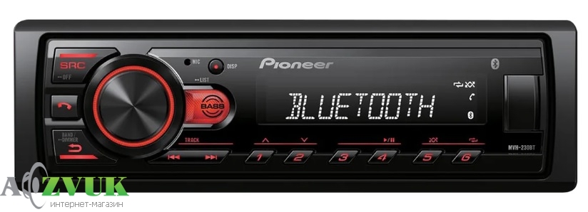 Автомагнитола Pioneer MVH-230BT
