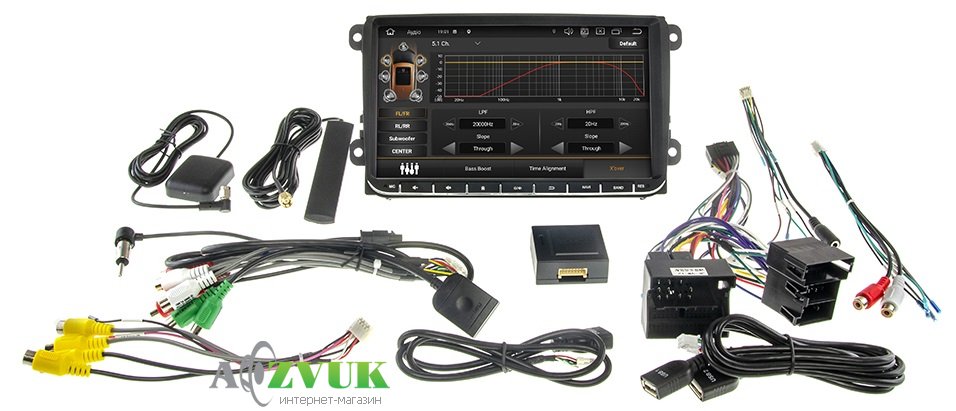 Штатная Магнитола CYCLON VW ANDROID 9 DSP 4G