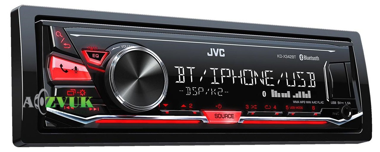 Автомагнитола JVC KD-X342BT