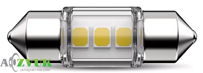Светодиодные лампы (led) Philips LED White Ultinon Pro6000 12В C5W 11860WU60X1