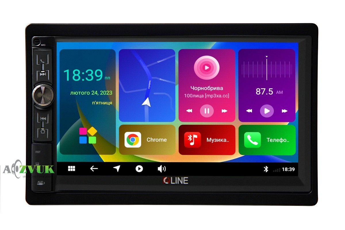 Мультимедіа ресивер Qline Dino-1502 Android 11 4/64 з круговим оглядом
