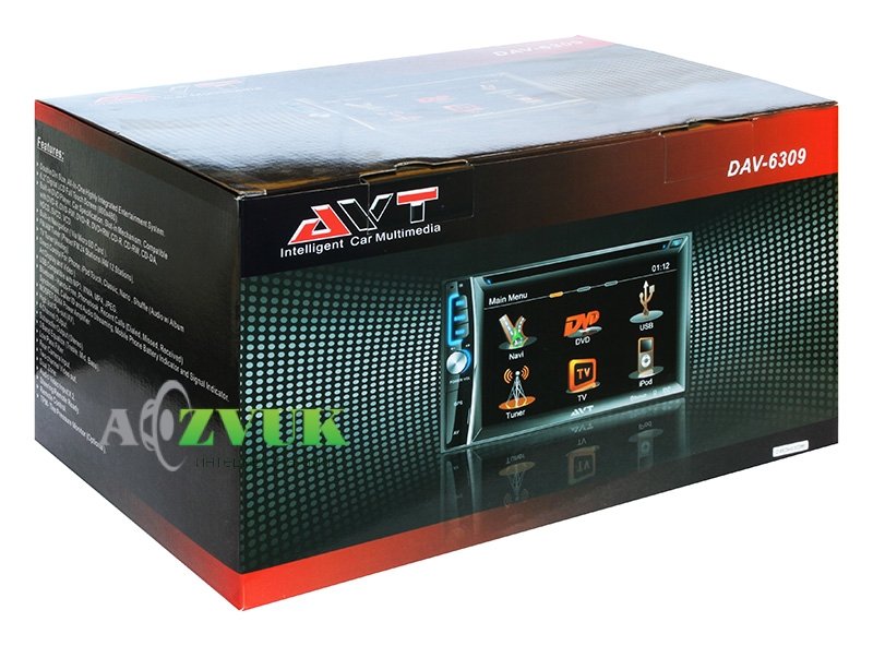 Мультимедіа ресивер Road Rover Universal AVT DAV-6309 (платформа Clarion NX501)