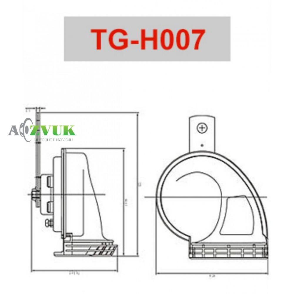  Звуковой сигнал Tiger HORN TG-H007