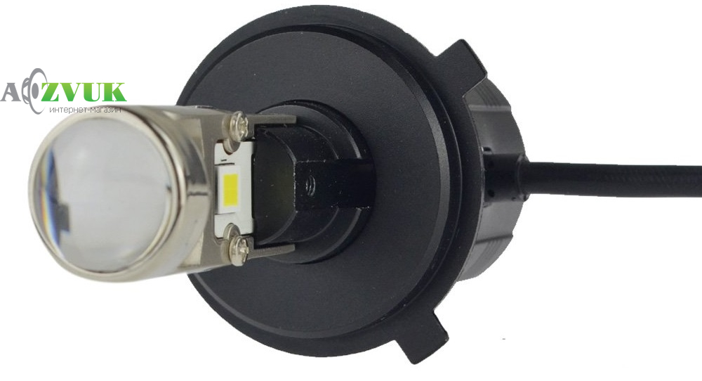 Светодиодные лампы (led) iDial H7 с линзой 55W 12-24V 5700K  в .