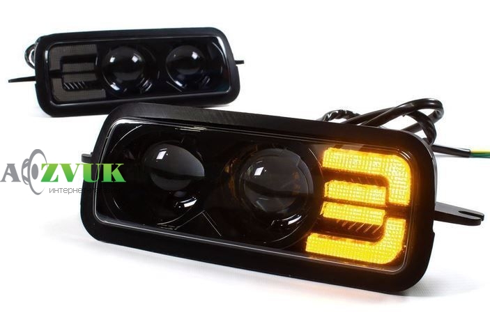 Фары дневного света AllLight HP-DRL-001 Нива DRL+поворот