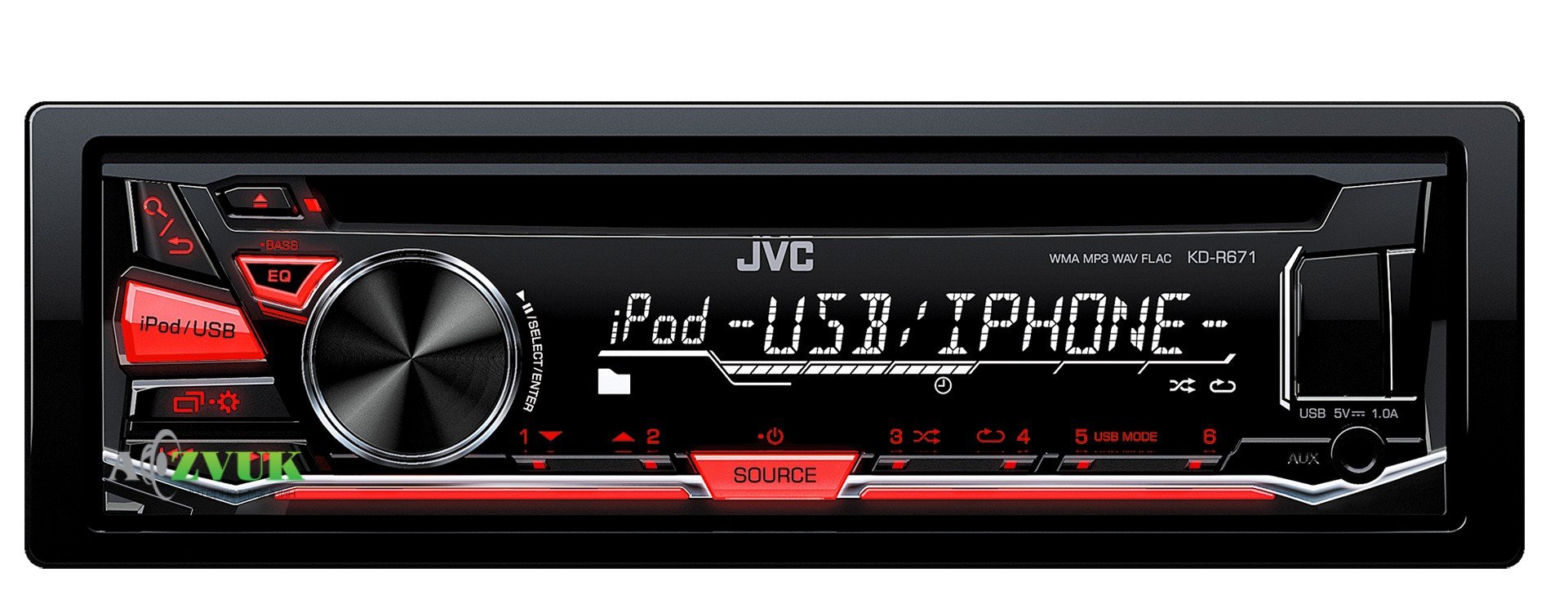 Автомагнитола JVC KD-R671E
