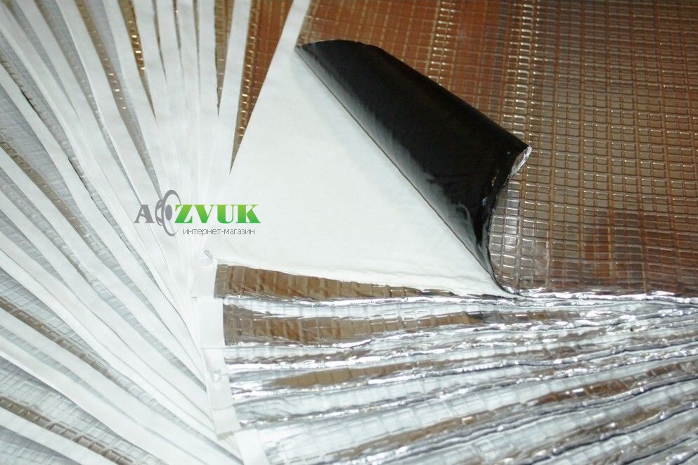 Виброизоляция AudioSystem Smart Plast 4,0 мм (0,7м х 0,5м)