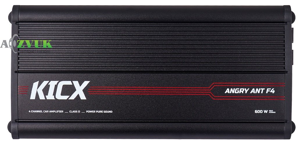 Автомобильный усилитель звука Kicx ANGRY ANT F4