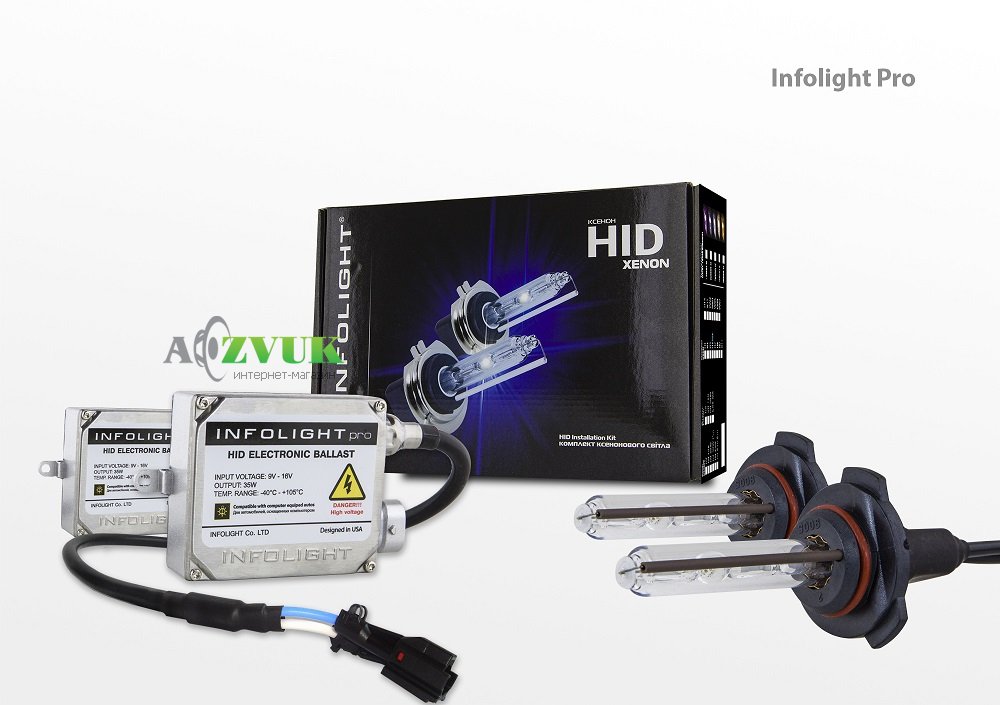 Комплект ксенона InfoLight Pro HB3 6000K Canbus Ballast 35W
