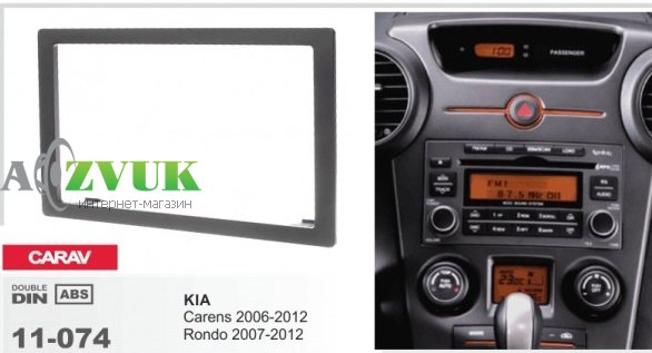 Рамка перехідна Carav 11-074 Kia ​​Carens, Rondo