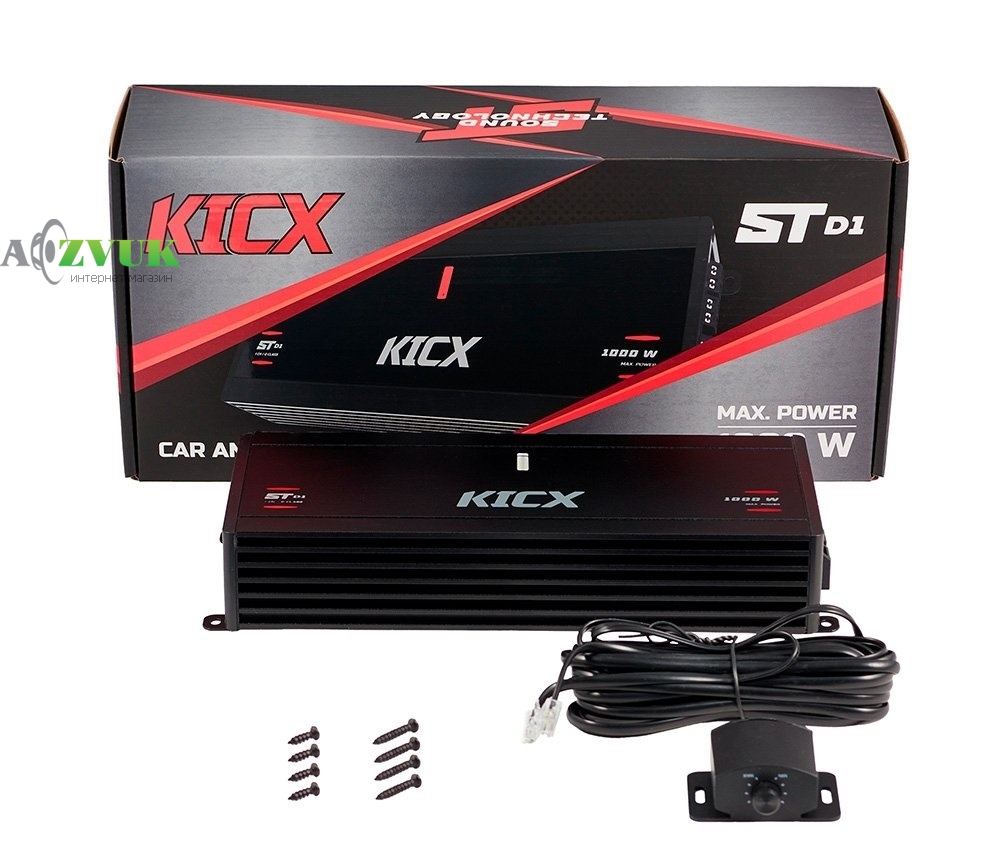 Автомобільний підсилювач звуку Kicx ST D1