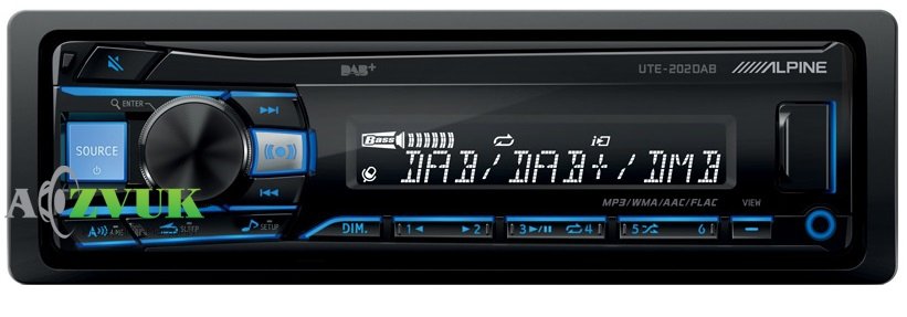 Автомагнитола Alpine UTE-202DAB