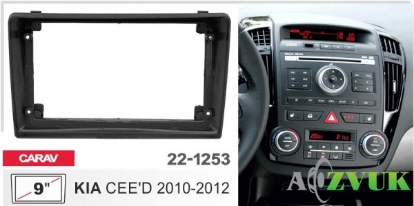 Рамка переходная Carav 22-1253 KIA Ceed