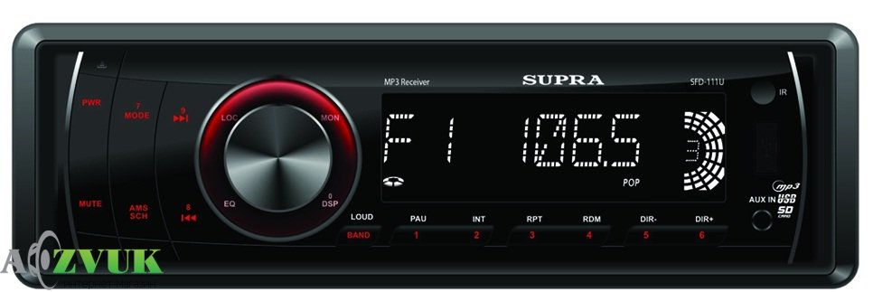 Автомагнитола Supra SFD-111U