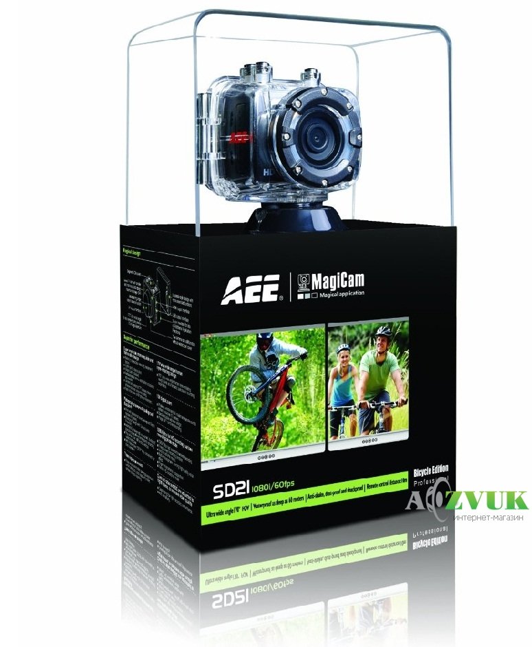 Спортивный видеорегистратор (экшен-камера) AEE Magicam CD21 Car Edition