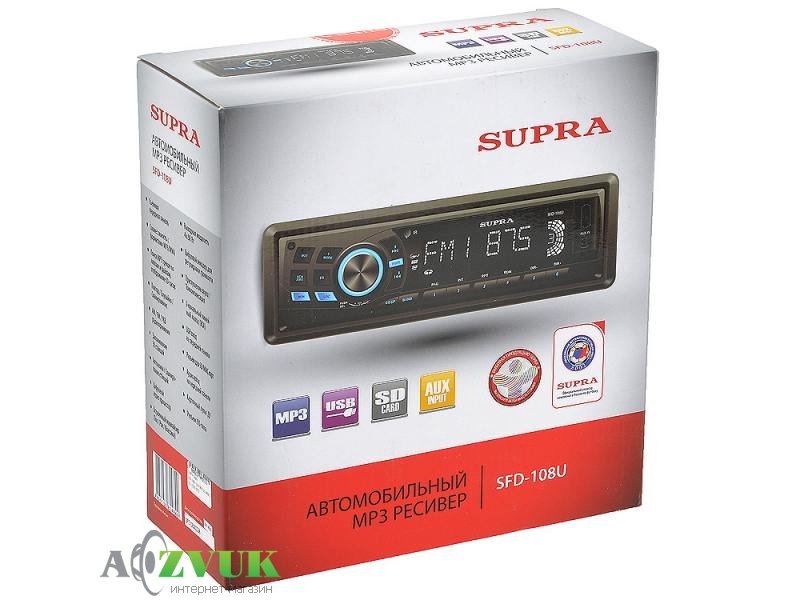 Автомагнитола Supra SFD-108U