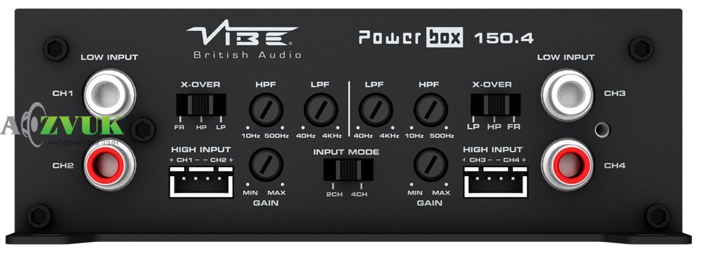 Автомобильный усилитель звука Vibe POWERBOX150.4M-V0
