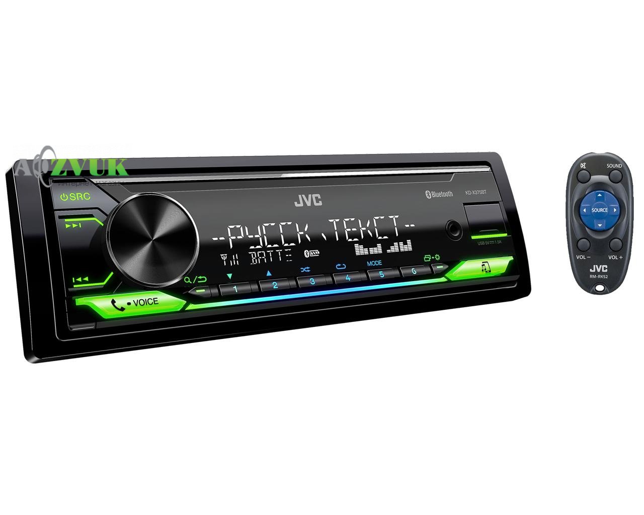 Автомагнитола JVC KD-X375BT