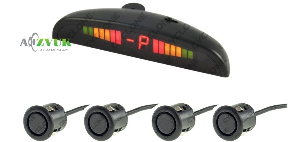 Парктроник CYCLON SK-4T2, Black