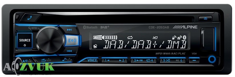 Автомагнитола Alpine CDE-205DAB