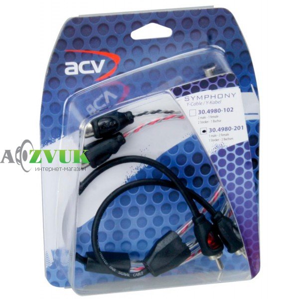  Y-кабель межблочный Mid Range (пара) ACV 30.4980-201