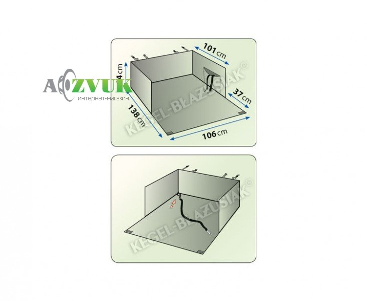  Чохол для перевезення собак Kegel-Blazusiak Dexter XL (5-3212-244-4010)