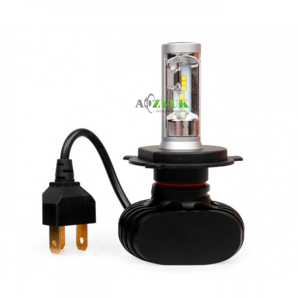Светодиодные лампы (led) SVS S1 H4 H/L 6000K 4000Lm
