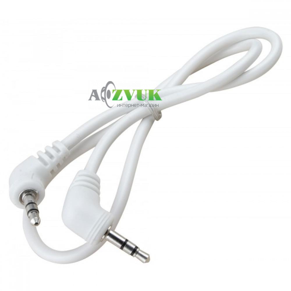  Кабель AUX AWM 110-10 Jack 3.5mm 0,5 м белый