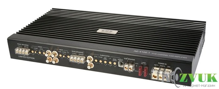 Автомобильный усилитель звука E.O.S. АЕ-4100.1 LE Bi-amping
