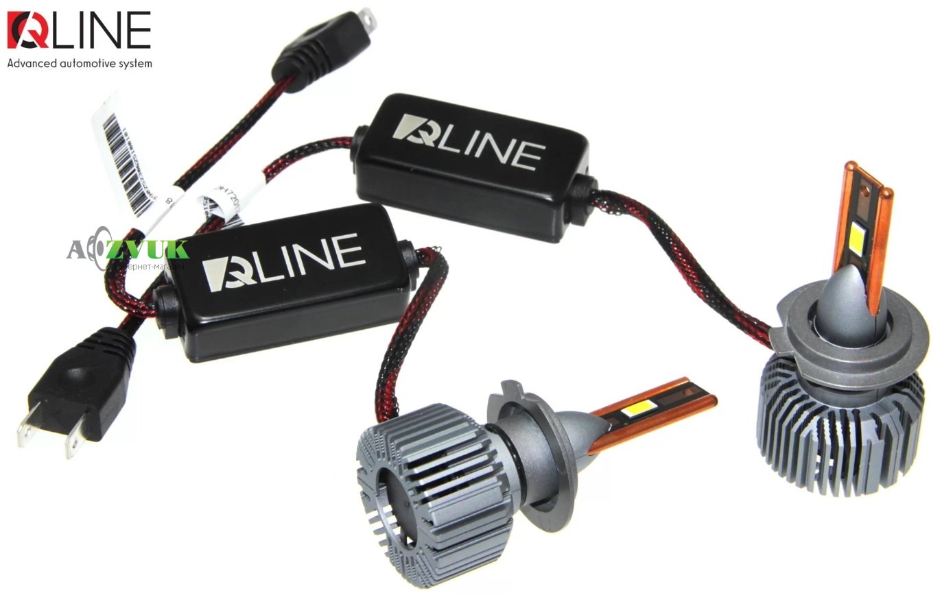 Светодиодные лампы (led) QLine Ultra +200% 55W H7 6000K 12V